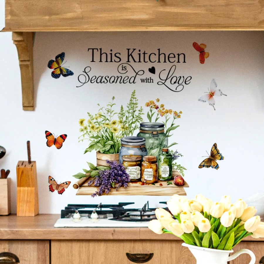 Home Cooking Quotes - Кухонные травы, кулинарное искусство, бабочки, цветы,