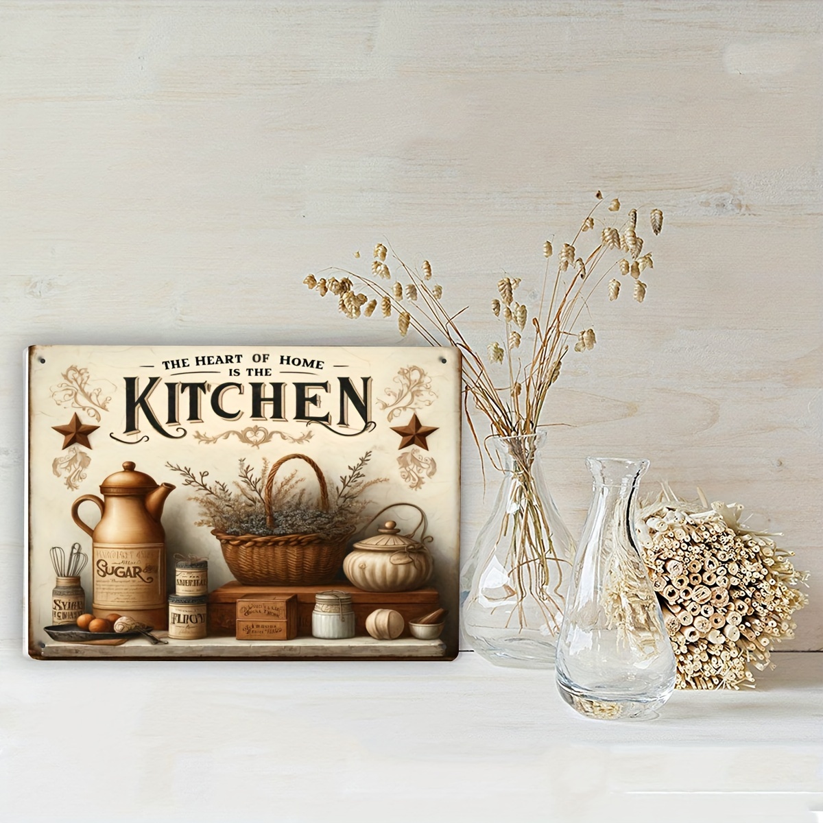 Винтажная металлическая таблич – обзор и цена Home Cooking Quotes